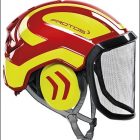 Casco PFANNER Protos Integral Arborist con sottogola Giallo e Rosso