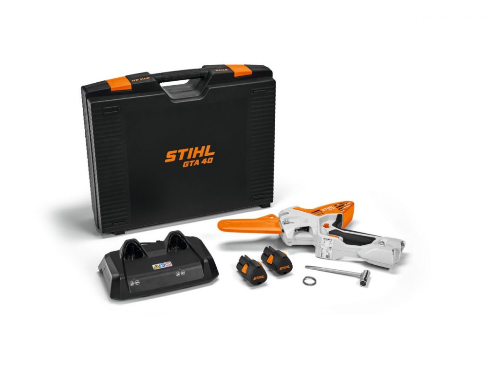 Potatore Stihl GTA40.0 completo di 2 batterie AS2 e caricabatteria AL5-2 New 2024 ! Forbici e Potatori a batteria STIHL Memigavi.it