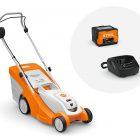 Tagliaerba a batteria Stihl RMA239.1 completa di caricabatteria AL 101 e 1 batteria AK 30