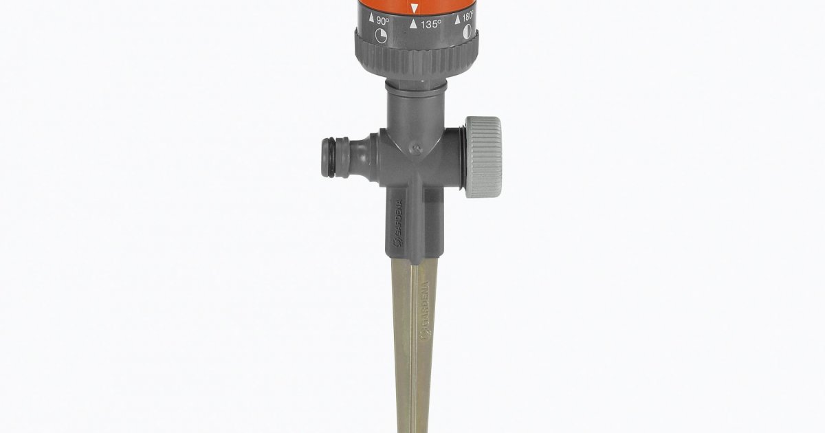 Gardena Irrigatore A Impulso Comfort Su Picchetto – Gittata 5-12,5 M, Per Aree 75-490 M², Regolabile E Collegabile In Serie (8141-20) - 2