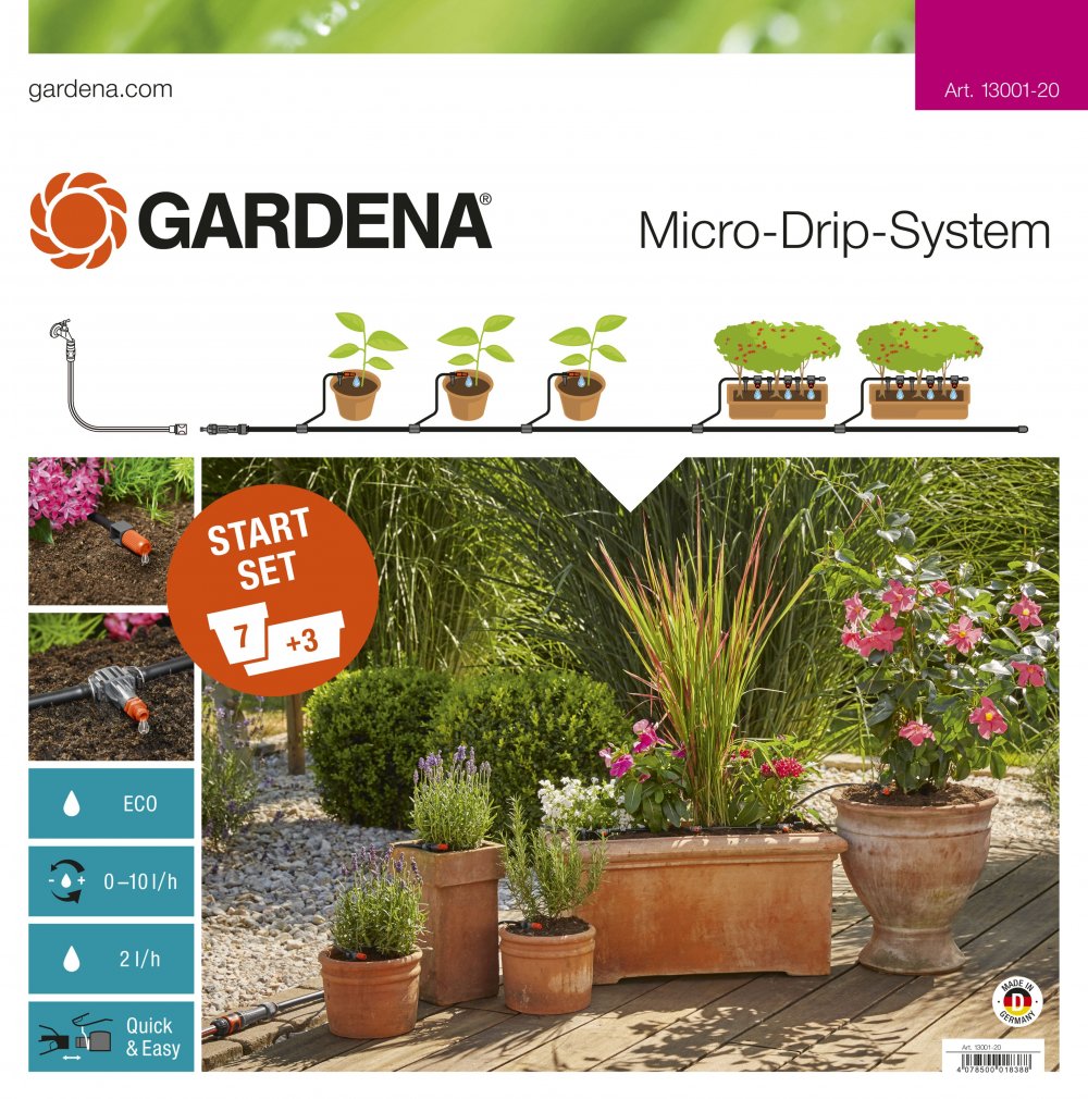 MDS Start Set per Vasi M GARDENA 13001-20 Irrigazione GARDENA Memigavi.it