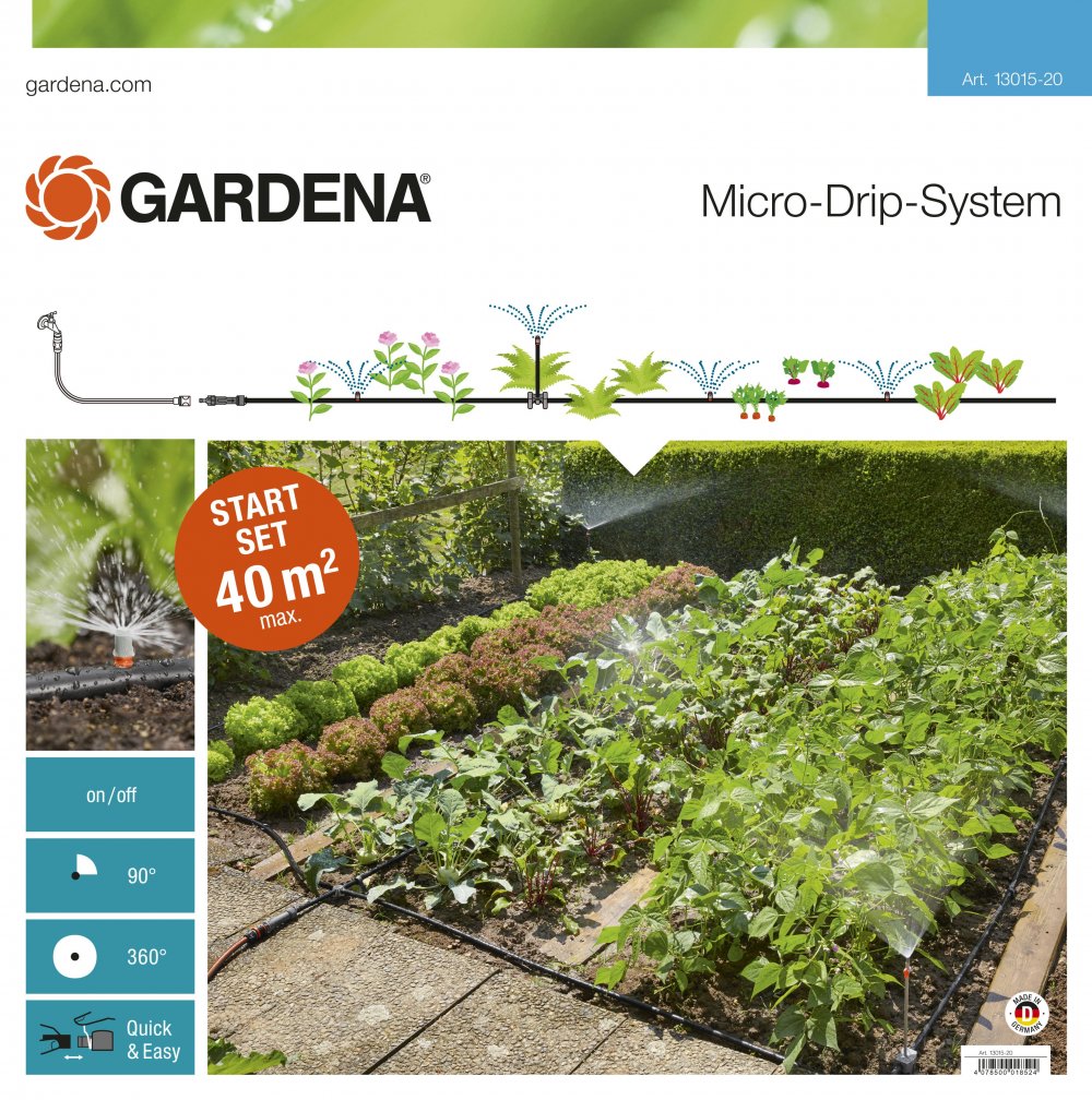 MDS Start Set Orti ed Aiuole GARDENA 13015-20 Irrigazione GARDENA Memigavi.it