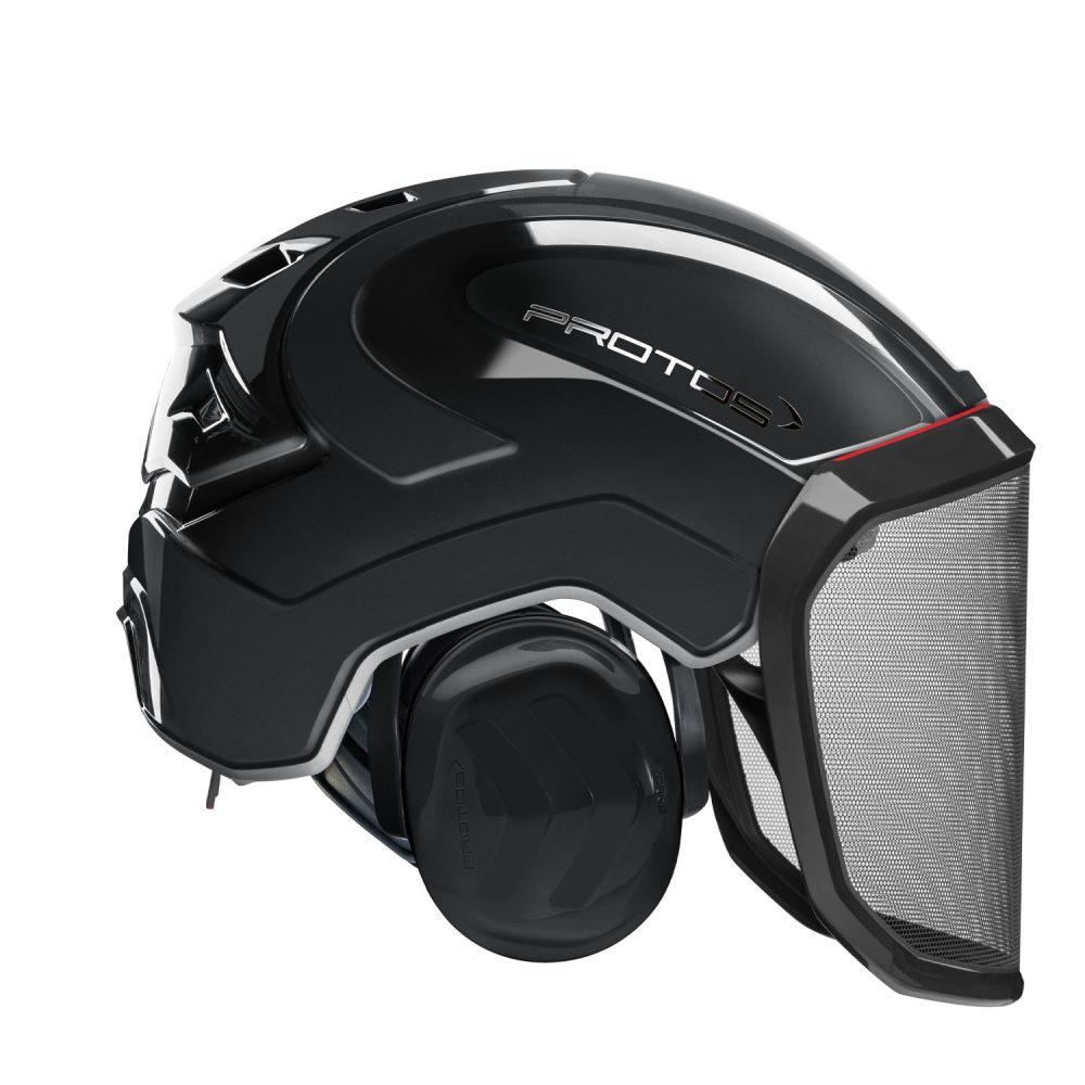Casco PFANNER Protos Integral Forest senza sottogola total Black Abbigliamento protettivo PFANNER Memigavi.it