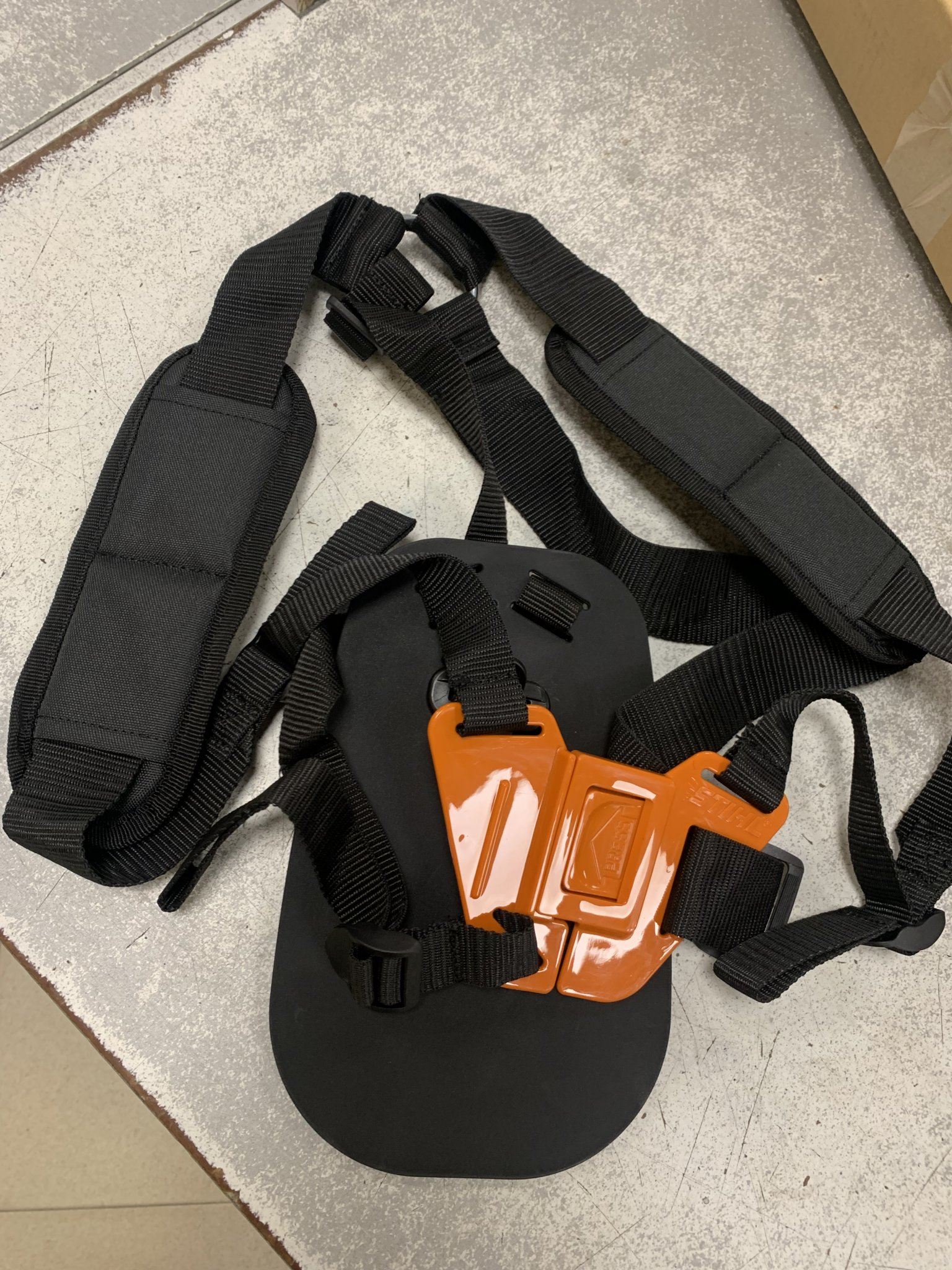 X-Mile Doppia Tracolla Per Decespugliatore,Decespugliatori Brush Gardden Pruner Nero Arancione