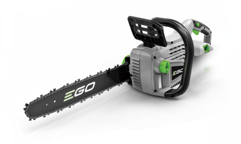 EGO Power Motosega a batteria CS1610E completo di batteria da 5,0 Ah e caricabatteria rapido CH5500E Ego Power gamma CONSUMER Memigavi.it