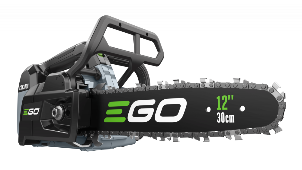 EGO Power Motosega da potatura PRO X a batteria CSX3000 completo di batteria da 4,0 Ah e caricabatteria rapido CH5500E Ego Power PRO X gamma professionale Memigavi.it