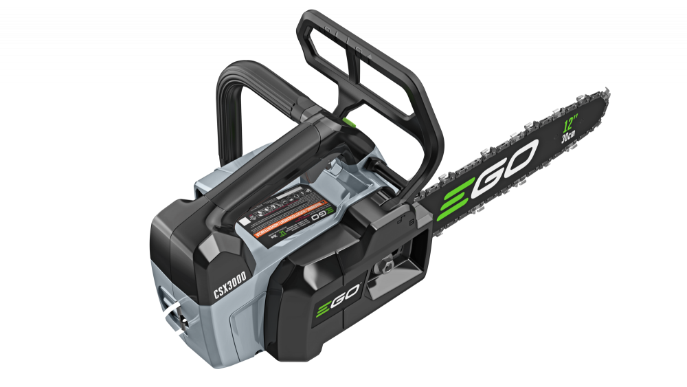 EGO Power Motosega da potatura PRO X a batteria CSX3000 completo di batteria da 4,0 Ah e caricabatteria rapido CH5500E Ego Power PRO X gamma professionale Memigavi.it