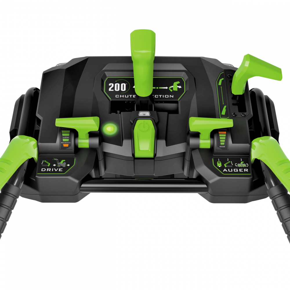 EGO Power Spazzaneve a batteria SNT2400E con due batterie da 7,5 Ah e due caricabatterie rapidi CH5500E Ego Power gamma CONSUMER Memigavi.it