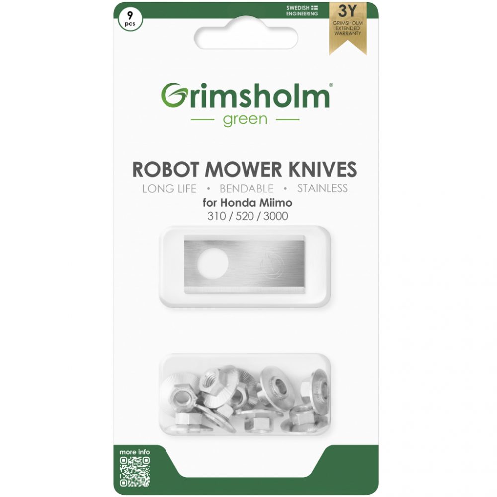Lama ricambio per robot Honda Miimo HRM e BOSCH Indego 39 x 17,5 x 0,5 mm Accessori e ricambi robot marchi vari Memigavi.it