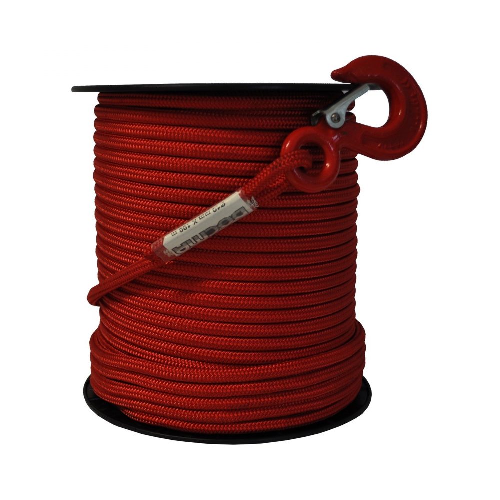 Fune Tessile Alta Tenacità mm 10 Rossa per VF80-VF900-4 Docma Accessori per Verricelli DOCMA e BLUE BIRD Memigavi.it