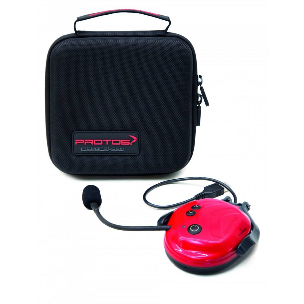 Sistema di comunicazione Pfanner Protos-BT-Com IV colore Rosso Accessori abbigliamento Memigavi.it