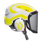 Casco PFANNER Protos Integral Arborist con sottogola Bianco e Giallo Fluo
