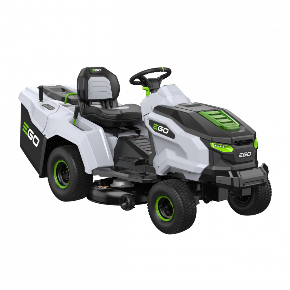 EGO Power Trattorino a batteria TR3801E-B taglio 98 cm. con raccolta con 2 batterie OMAGGIO e Caricabatteria 1600W incluso Ego Power gamma CONSUMER Memigavi.it