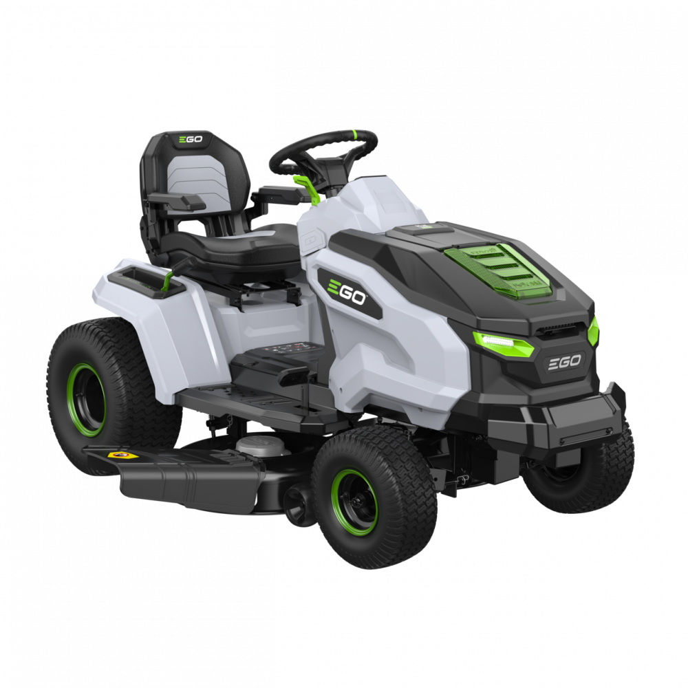 EGO Power Trattorino a batteria TR4201E a scarico laterale da 107cm con 2 batterie OMAGGIO e Caricabatteria 1600W incluso Ego Power gamma CONSUMER Memigavi.it