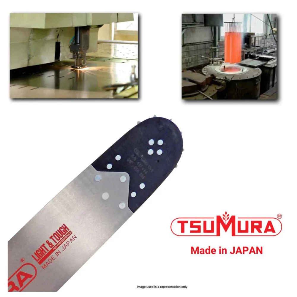 Barra PRO Solid TSUMURA  3/8″ – 1,5 mm. 72 maglie cm. 50 attacco HUSQVARNA 009 Accessori per motosega Memigavi.it