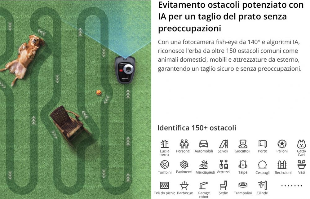Robot tagliaerba Segway Navimow i108E Robot tagliaerba Memigavi.it