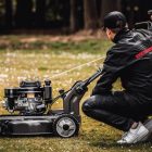 Tagliaerba PROFESSIONALE KAVASAKI mulching a trazione meccanica a tre marce WB536SKVM WEIBANG - immagine 3