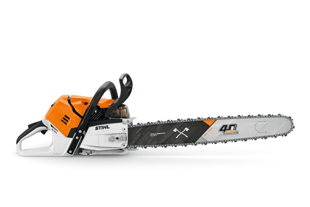 Motosega Stihl MS500i con spranga da 50 cm.  limited edition 2025 per i 40 anni di Stihl Timbersports ! Motoseghe Memigavi.it