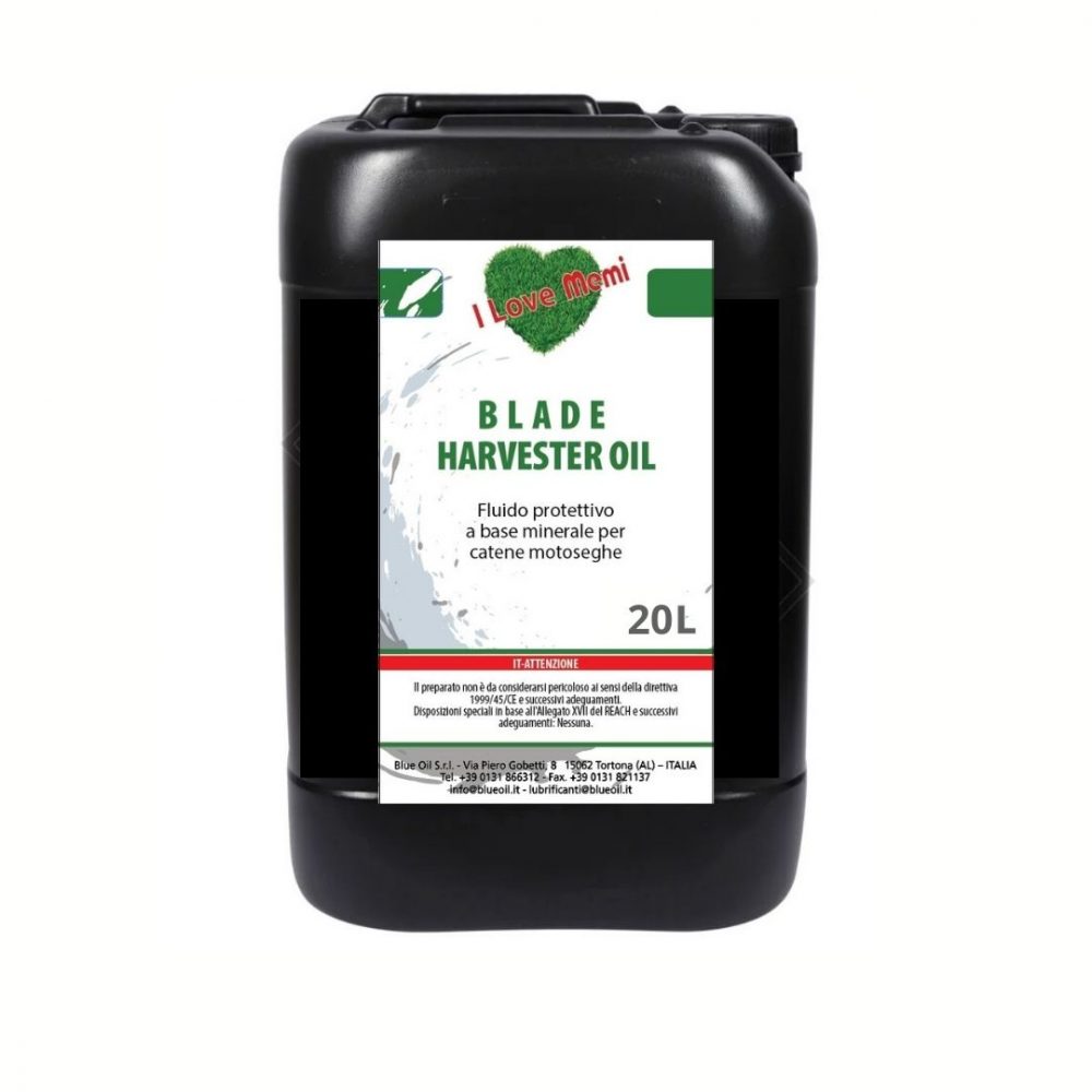 Protettivo minerale Blade HARVESTER Oil 20 Litri Lubrificante per Catene Motosega Memigavi.it