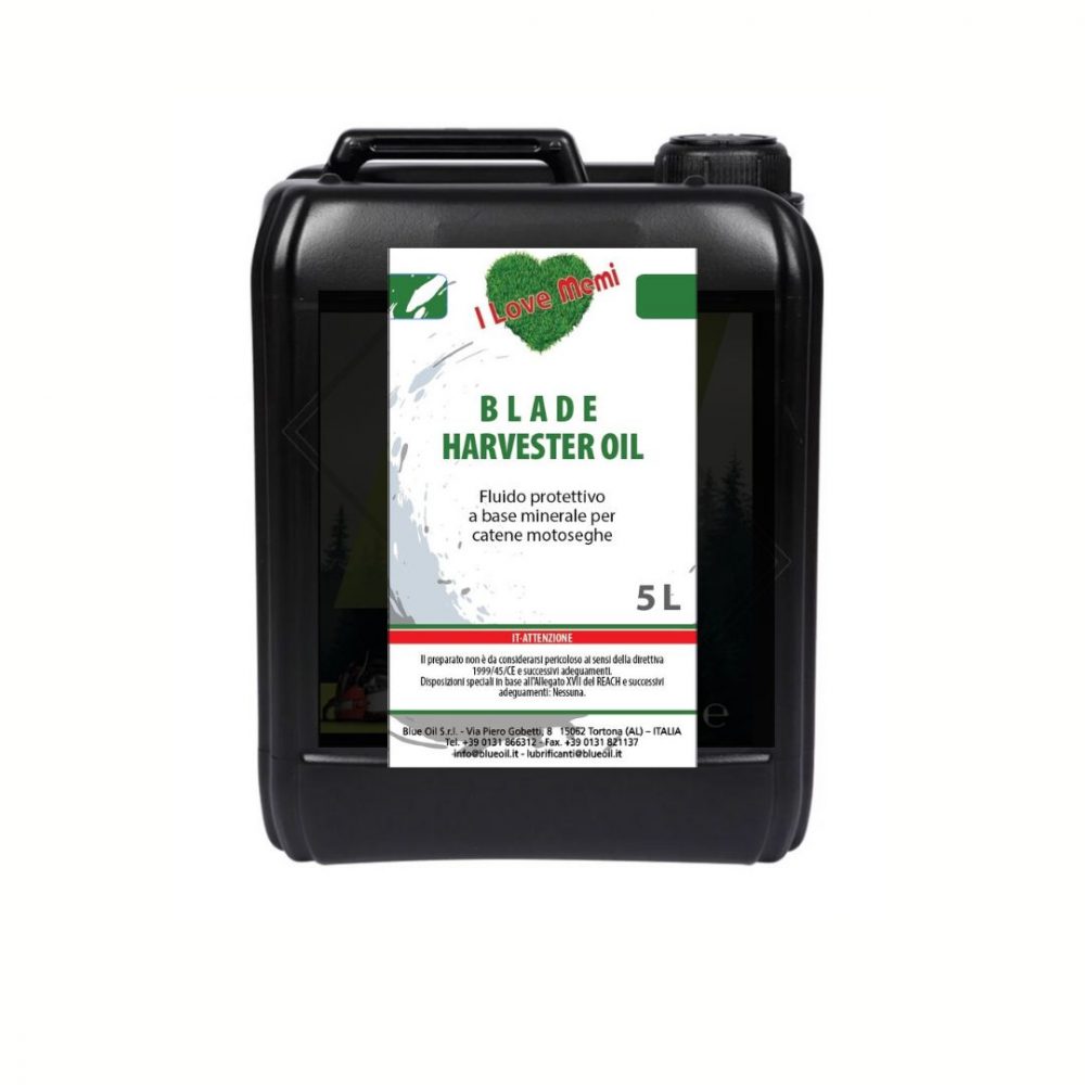 Protettivo minerale Blade HARVESTER Oil 5 Litri Lubrificante per Catene Motosega Memigavi.it