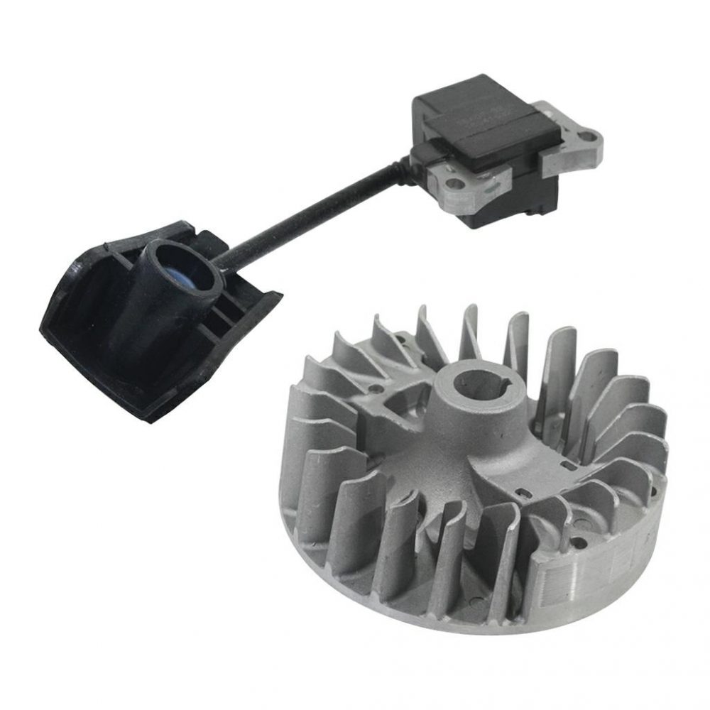 Kit bobina e volano decespugliatori motore 43/52 cc EUV, 52 cc scarico lat EUV KASEI Bobine elettroniche per decespugliatori generici Memigavi.it