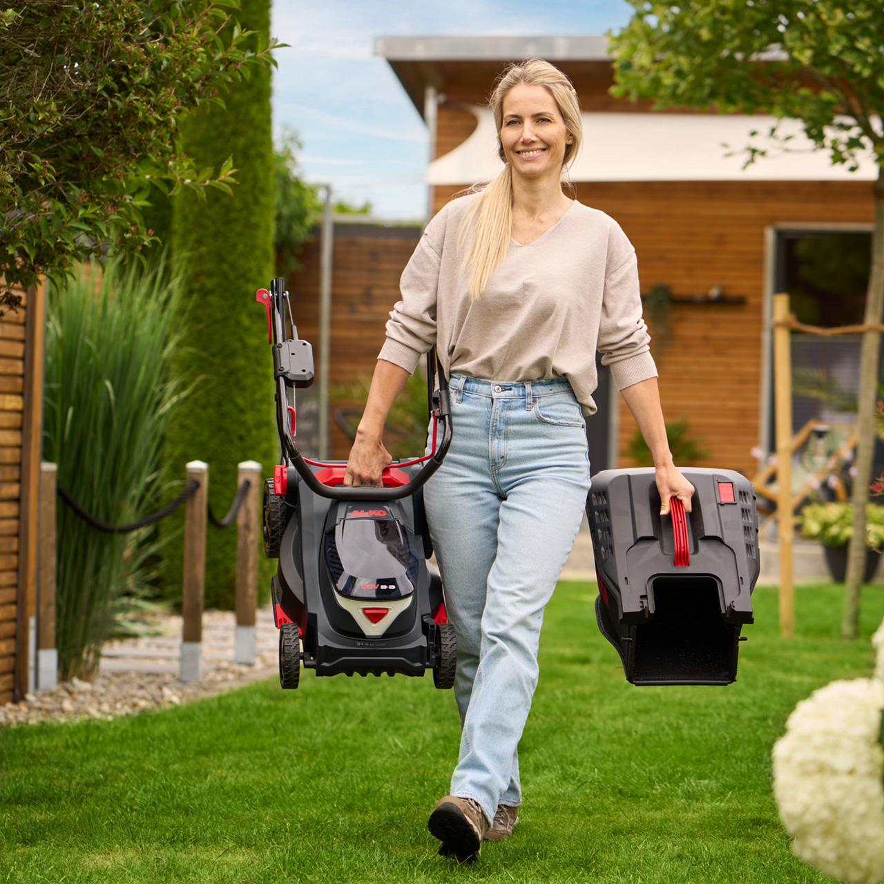 Tagliaerba a spinta a batteria Easy 34.6 Li completo di 2 batterie da 18V-36V e caricabatteria AL-KO Tagliaerba Memigavi.it Tagliaerba a spinta a batteria Easy 34.6 Li completo di 2 batterie da 18V-36V e caricabatteria AL-KO Tagliaerba Memigavi.it