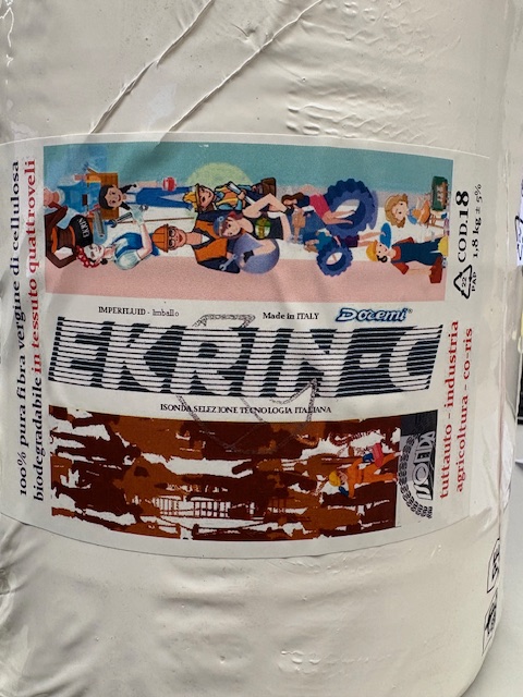 Rotolo 100% pura fibra vergine di cellulosa biodregadabile in tessuto quattroveli EKRIN-C Mc Lind Detergenti e Grassi Speciali Memigavi.it Rotolo 100% pura fibra vergine di cellulosa biodregadabile in tessuto quattroveli EKRIN-C Mc Lind Detergenti e Grassi Speciali Memigavi.it