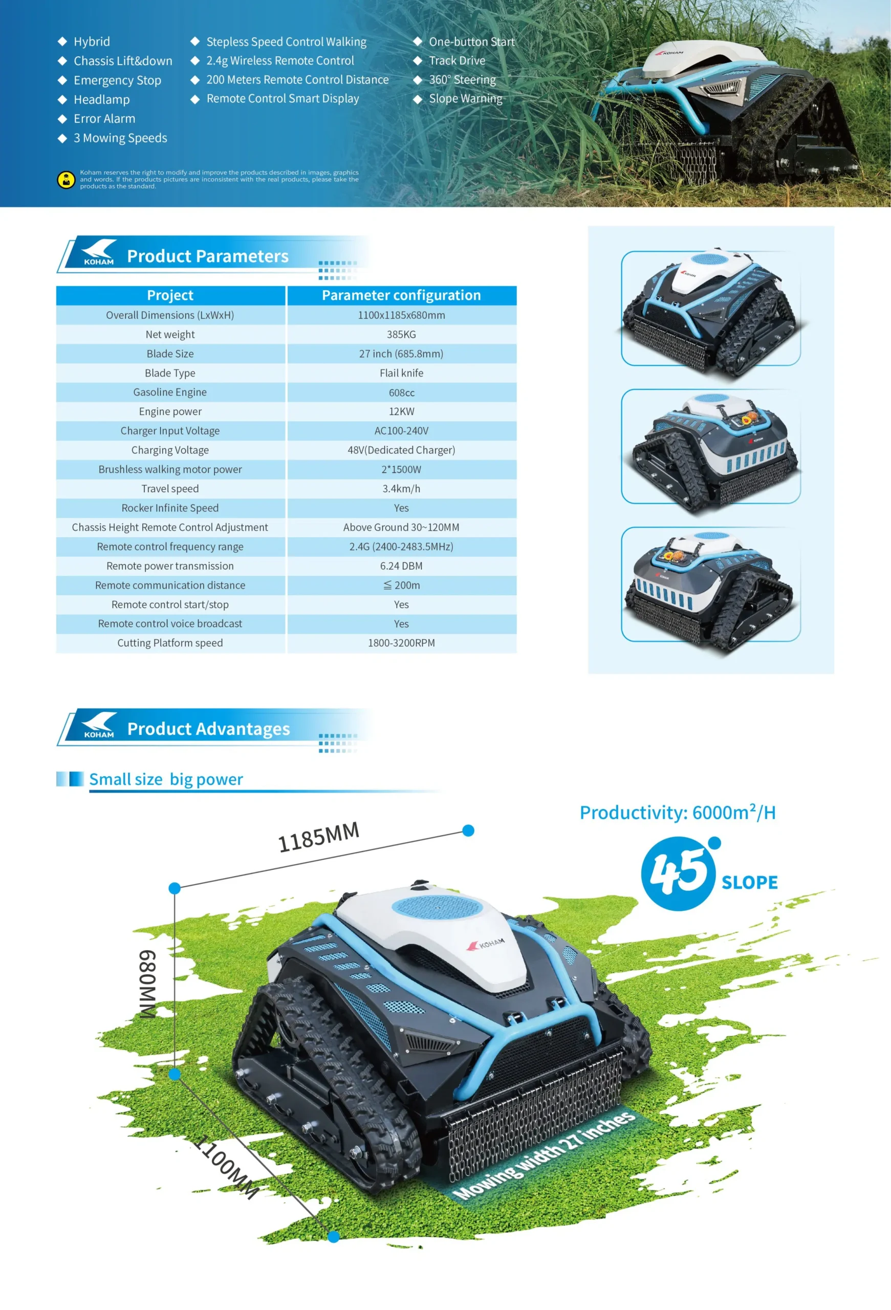Trinciasarmenti radiocomandato FM25-75 Blue Bird New 2026 ! Macchine per erba alta ! Memigavi.it Trinciasarmenti radiocomandato FM25-75 Blue Bird New 2026 ! Macchine per erba alta ! Memigavi.it