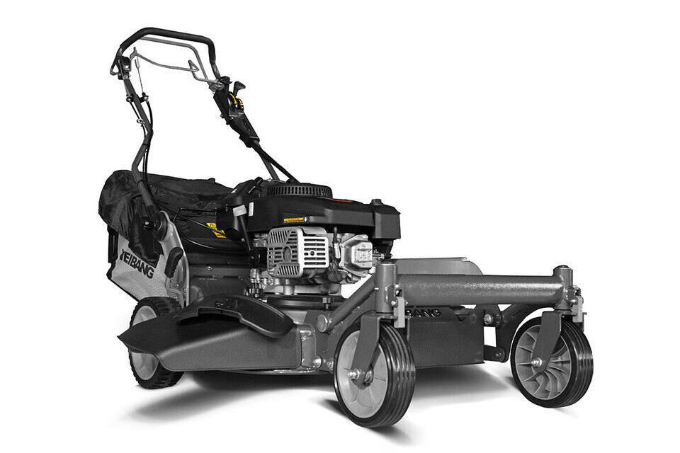 Tagliaerba a scoppio semovente 3in1 WB537SCV3B trasmissione cardanica a tre velocità con frizione freno lama BBC e Kit ruote Pivot WEIBANG Tagliaerba Memigavi.it