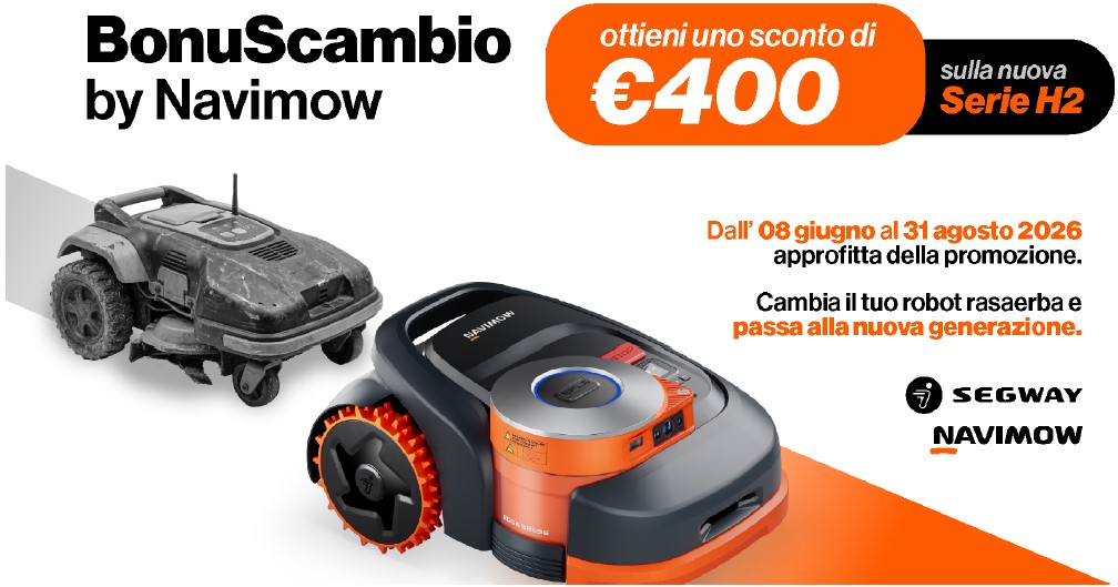 Robot tagliaerba Segway Navimow H206E 600 mq BonuScambio Robot tagliaerba satellitari RTK e LiDAR Memigavi.it Robot tagliaerba Segway Navimow H206E 600 mq BonuScambio Robot tagliaerba satellitari RTK e LiDAR Memigavi.it