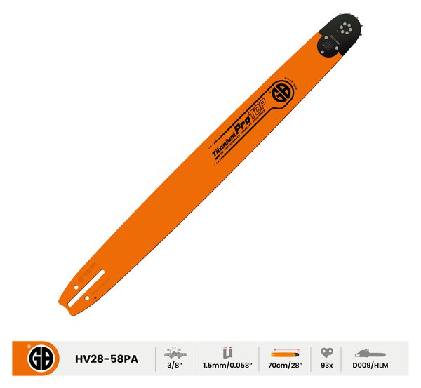 Barra GB Titanium ProTOP 3/8″, 1,5 mm, 70 cm Attacco HUSQVARNA 009 Accessori per motosega Memigavi.it Barra GB Titanium ProTOP 3/8″, 1,5 mm, 70 cm Attacco HUSQVARNA 009 Accessori per motosega Memigavi.it