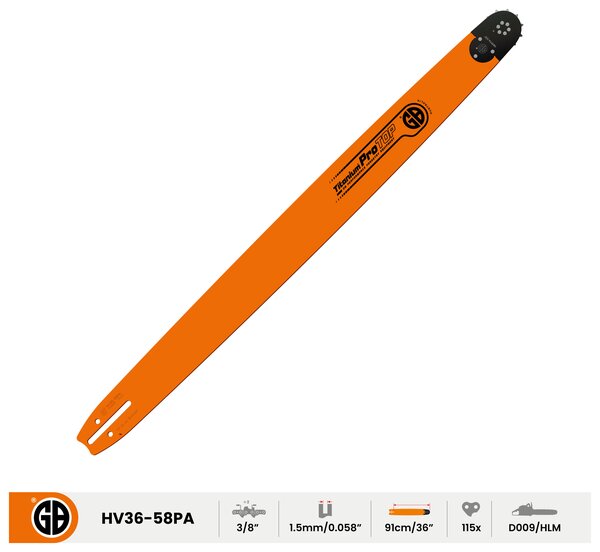 Barra GB Titanium ProTOP 3/8″, 1,5 mm, 90 cm Attacco HUSQVARNA 009 Accessori per motosega Memigavi.it Barra GB Titanium ProTOP 3/8″, 1,5 mm, 90 cm Attacco HUSQVARNA 009 Accessori per motosega Memigavi.it