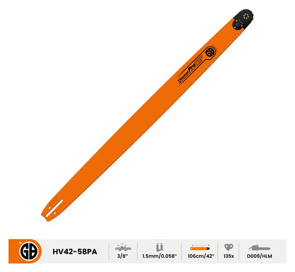 Barra GB Titanium ProTOP 3/8″, 1,5 mm, 105 cm Attacco HUSQVARNA 009 Accessori per motosega Memigavi.it Barra GB Titanium ProTOP 3/8″, 1,5 mm, 105 cm Attacco HUSQVARNA 009 Accessori per motosega Memigavi.it
