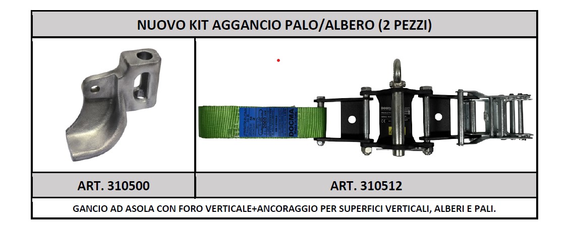 Nuovo Kit aggancio palo albero Docma Accessori per Verricelli DOCMA e BLUE BIRD Memigavi.it Nuovo Kit aggancio palo albero Docma Accessori per Verricelli DOCMA e BLUE BIRD Memigavi.it