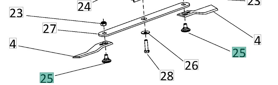 Kit 2 viti M12 +dadi M12 ribassati lame inferiori per Trincia P70 EVO Eurosystems Falciatrici Memigavi.it Kit 2 viti M12 +dadi M12 ribassati lame inferiori per Trincia P70 EVO Eurosystems Falciatrici Memigavi.it